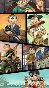 Doraemon Gta 5 Cartoon Wallpaper Cartoon Wallpaper Hd Doraemon Wallpapers