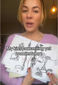 Talented 7-Year-Old Creates Macabre Art Drawings