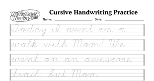 The children can learn to form the individual letters at. Download Cursive Writing Worksheets