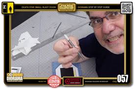 TUTORIALS • MAKING OF • STEP BY STEP INSTRUCTIONS • STAR WARS EPISODE IV •  DEATH STAR SMALL BLAST DOOR