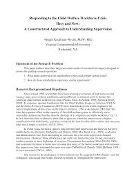 Responding to the Child Welfare Workforce Crisis Here and Now: A  Constructivist Approach to Understanding Supervision