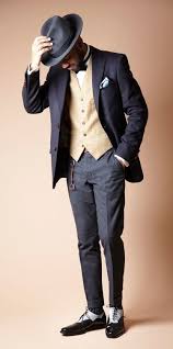 Black And White Theme Party Outfit Men Martell Campbell The Great Gatsby Look Love The Pants Party Outfit Men Mens Outfits Gatsby Look