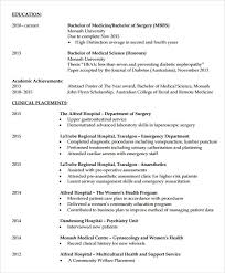 Measurement of patient radiation dosimetry, comparison of these teaching and presentation of continuing education programs for medical students, radiology residents. Free 5 Sample Doctor Resume Templates In Pdf Psd