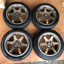 Menjual tayar dan sport rim baru dan terpakai dengan harga patut dan mampu milik. Sport Rim Te37 Sl 16 Pcd114 Auto Accessories On Carousell