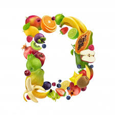 Letter D Made Of Different Fruits And Berries In 2020 Different Fruits Letter D Vitamin Rich Foods