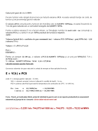 Calcul Pret Gaze Din Mc In Mwh Pdf