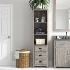 Home / storage & organization / bathroom storage / bathroom storage towers. Farmhouse Rustic Bathroom Cabinets Shelves Birch Lane