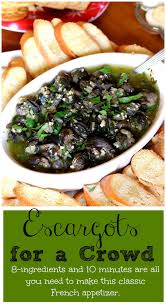Escargots A La Bourguignonne For A Crowd Kitchendreaming Com Recipe Escargot Recipe Cooking Seafood Appetizer Recipes
