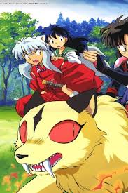 Inuyasha Kagome Kirara Et Sango L Image Est Coupe Mais Pas Complique De Savoir Ce Qu Il Manque Hein Miroku Anime Inuyasha Anime Love
