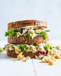 Easy Chickpea Salad Sandwich A Couple Cooks Recipe Chickpea Salad Sandwich Whole Food Recipes Vegetarian Lunch