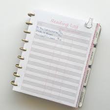 Reading Log Free Printable Happy Planner Printables Happy Planner Free Printable The Happy Planner