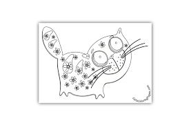 A cat coloring pages idea may add your love to them. Happy Cat In Flowers Coloring Page Cats Coloring Pages