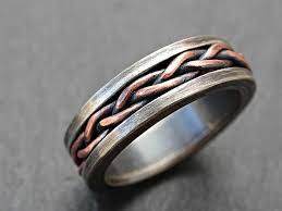 Viking Wedding Band Braided Eternity Ring Celtic Mens Ring Etsy Tattoo Wedding Rings Rings For Men Celtic Wedding Rings