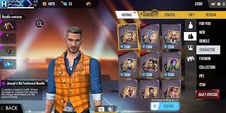Dj alok chrono or ab skyler free fire live with a_s gaming free fire live one tap headshot gold to heroic and grandmaster. Free Fire Character Joseph Masculine Man With An Extraordinary Running Speed Dunia Games