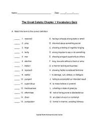 18 july 2021 sentences for grade 5. This Product Is A Two Page Vocabulary Quiz On F Scott Fitzgerald S The Great Gatsby The Or Parts Of Speech Worksheets Vocabulary Quiz Relationship Worksheets