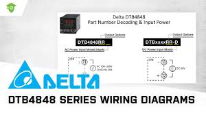 Unlike a pictorial diagram, a wiring diagram uses abstract or simplified shapes and lines to show components. Dtb4848 Series Wiring Diagrams Youtube