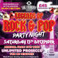 Legends of Rock & Pop Festive Party Night  event image