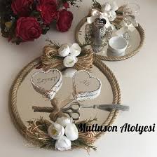 Mutluson Atolyesi Sade Yuzuk Tepsisi Nisan Tepsisi Soz Tepsisi Nisan Nisanlar Balon Dugun