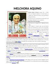 Born in barrio banlat, caloocan, rizal (now part of quezon city), on january 6, 1812; Heroes Melchora Aquino Melchora Aquino De Ramos 6 January 1812 U2013 2 March 1919 Was A Filipina Revolutionary Who Became Known As Tandang Course Hero