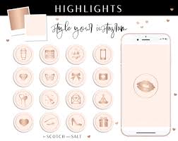If your a brand or a person promoting fashion, beauty and fitness, then these instagram story highlight covers are perfect for you. Instagram Highlight Covers Pink Rose Gold Scotch And Salt
