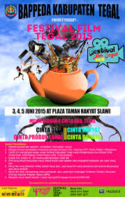 Warna dasar merah dan putih. Yuk Ikuti Festival Film Tegal 2015 Infotegal