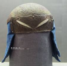 元圆顶铁盔内蒙古通辽征集内蒙古博物院藏the yuan dynasty 1271 1368 iron helmet collected on tongliao inner mongolia china inner mongoli chinese bronze leather backpack leather
