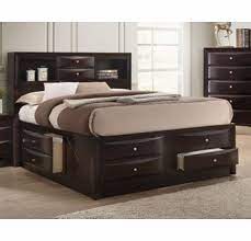 King size divan bed frame. Emily Dark Cherry Wood King Captains Bed By Crown Mark