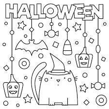 It has to look like a proffesional did it like shepard fairey or someone like that. Halloween Coloring Pages 10 Free Fun Spooky Printable Activities For Kids Printables 30seconds Mom