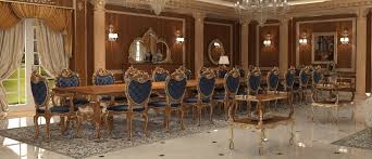 Mcombo living room chairs with ottoman, modern velvet accent chair side pocket metal legs, club chair lounge sofa couch for living reading room bedroom 0014 (navy blue) 4.6 out of 5 stars 189 $199.90 $ 199. Casa Padrino Luxury Baroque Dining Chair Set Dark Blue Brown Gold 57 X 62 X H 105 Cm Magnificent Kitchen Chairs Set Of 4 Hotel Restaurant Castle Furniture Luxury Quality Made In Italy