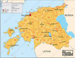 Click on above map to view higher resolution estonia geographical features. Digital Postcode Map Estonia 2 Digit 78 The World Of Maps Com