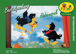 Fensterbilder herbst vorlagen fensterbilder basteln eulen einladungen eule malen yoshi. Fensterbild Bastelvorlage Rabenspass Fischer Fensterbilder