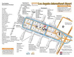 Lax Terminal Map Circa Mid 2000s Airtran Airways Alaska