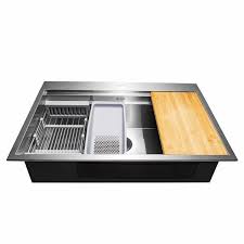 x 22 in. single bowl kitchen sink