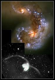 También llamado arp 12, tiene aproximadamente 62,000 años luz de diámetro, más pequeño que la vía láctea por un margen justo. Atlas Of Peculiar Galaxies