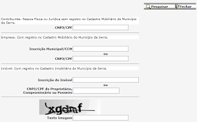 Pessoa física ou jurídica sem registro no cadastro mobiliário do município da serra. Prefeitura Da Serra Segunda Via De Tudo