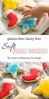 To substitute the butter, you can use margarine. Gluten Free Sugar Cookies Soft No Refrigeration Vegan Option Recipe Dairy Free Cookies Gluten Free Christmas Cookies Gluten Free Sugar Cookies