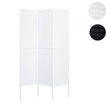Im garten dienen sie als sichtschutz oder abgrenzung zur nachbarschaft. Garten Paravent Hwc J14 Raumteiler Trennwand Sichtschutz Metall 200x121cm Weiss Kaufen Bei Mendler Vertriebs Gmbh