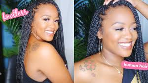 As the daily life for most people is dull. Diy Knotless Goddess Box Braids W Human Hair For Beginners Youtube