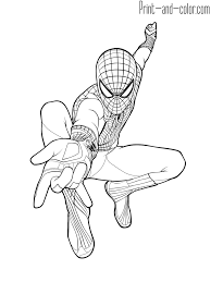 For boys and girls, kids and adults, teenagers and toddlers, preschoolers and older kids at school. Spider Man Coloring Pages Print And Color Com Spiderman Coloring Superhero Coloring Pages Spider Coloring Page