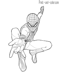 Download more than 100 avengers coloring pages! Spiderman Color Pictures Cinebrique