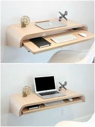 Space saving desk & furniture. 12 Floating Desks That Look Great And Take Up Minimal Space Living In A Shoebox Desk In Living Room Home Room Design Small Room Design