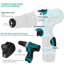 Black And Decker Drill Battery 12v Warsley 12v 1 5ah Lithium Ion Cordless Drill Driver Set Compact Drill Kit With Led 3 Function 2 Speed 2 Batteries 1 Compact Drill Cordless Drill Drill Driver