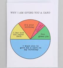 Pie Chart Birthday Card Birthday Cards For Friends Best