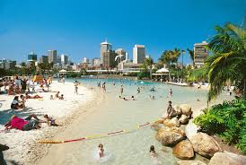 Heading to the beach is one of the best activities to do for a family outing. Streets Beach South Bank Parklands Picture Tour Brisbane Australia