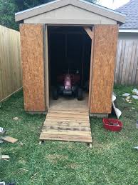 This partition was created by installing steel stud purlins between one of the outboard support posts and a nailer fastened vertically to the existing shed wall. Shed 11 Steps With Pictures Instructables