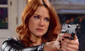 THE BOLD AND THE BEAUTIFUL: Courtney Hope Returns & Makes Us Love Sally All  Over Again ... Even Though She's Got That Gun Pointed At Wyatt!