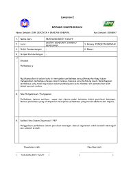 Borang sinopsis buku untuk guru these pictures of this page are about:borang penulisan sinopsis buku. Doc Lampiran C Borang Sinopsis Buku Adi Yus Academia Edu