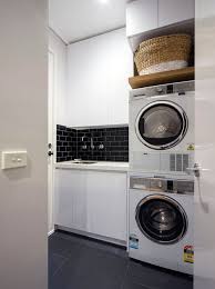 Collection by all white or black. 12 Small Laundry Design Ideas The Plumbette