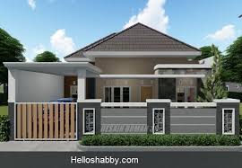 Ini bertujuan untuk memudahkan anda dalam membangun rumah nantinya sehingga rumah anda bagus. Desain Dan Denah Rumah Ukuran 10 X 10 M Dengan 2 Kamar Tidur Dan Tampilan Fasad Batu Alam Keren Helloshabby Com Interior And Exterior Solutions
