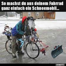 so machst du aus deinem fahrrad ganz einfach ein lustige bilder spruche witze echt lustig bicycle bike snow plow